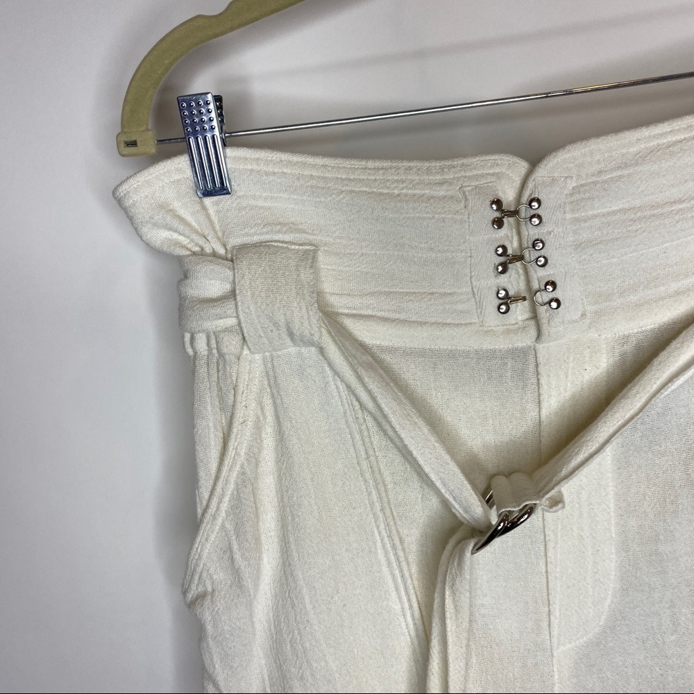IRO Lux Cotton High Rise Belted Shorts 8 - Picture 12 of 15